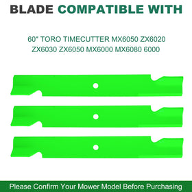 JSXDNWYJ 3-pack blade set ready for quick replacements during maintenance.