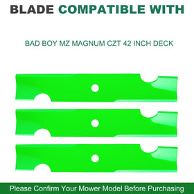 JSXDNWYJ steel blade edge with green finish for durability