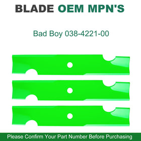 JSXDNWYJ CZT 42-inch deck blade set (2010–2012) for efficient mowing