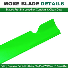 JSXDNWYJ Exmark 633483-compatible blades align precisely for reliable cutting.