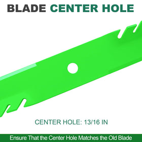JSXDNWYJ GT/LT/LX blades reduce clogs on GT235 and LT190 models.