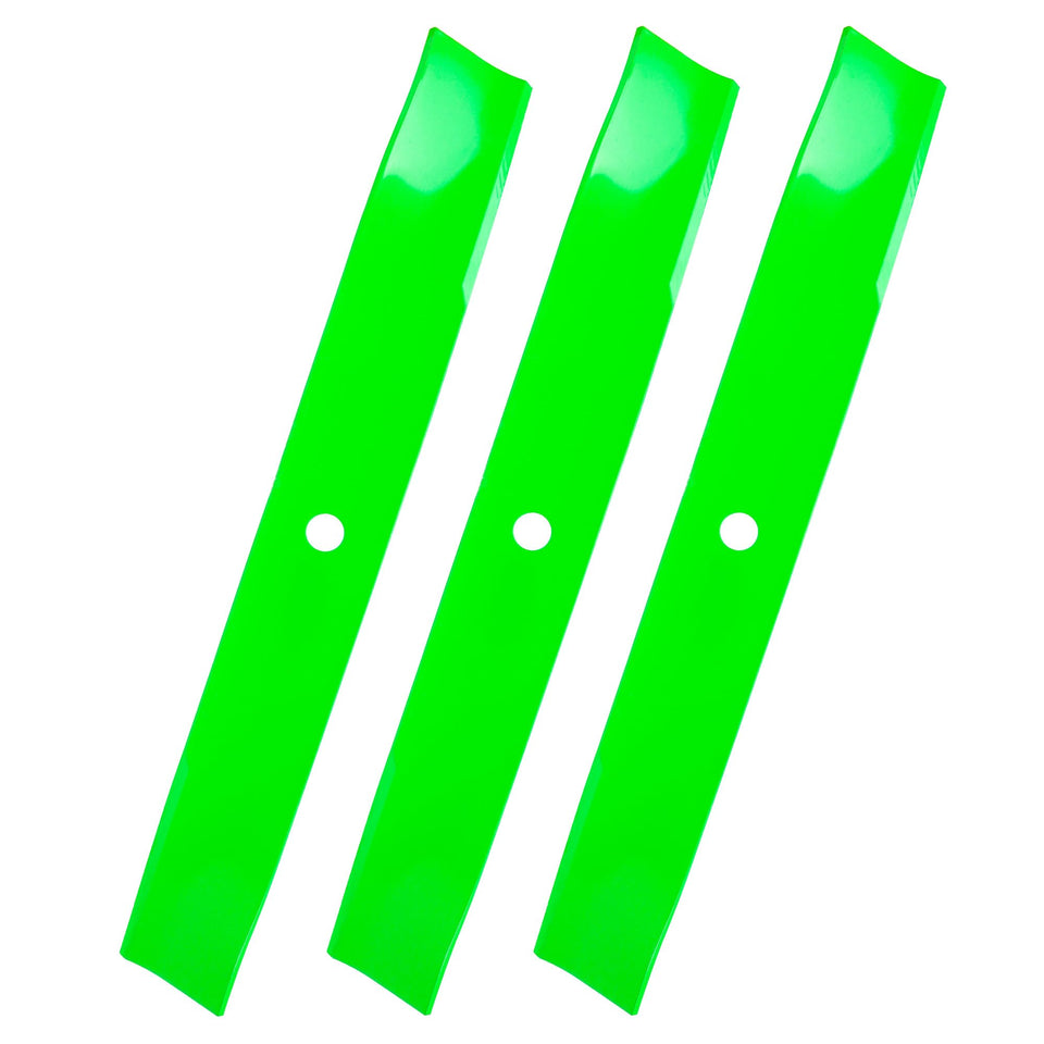 JSXDNWYJ high lift blades for Toro TimeCutter 50, front view, promotes efficient mulching