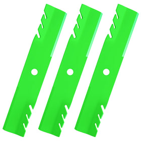 JSXDNWYJ mulching blades install on 48-inch deck for cleaner cut and finer clippings.