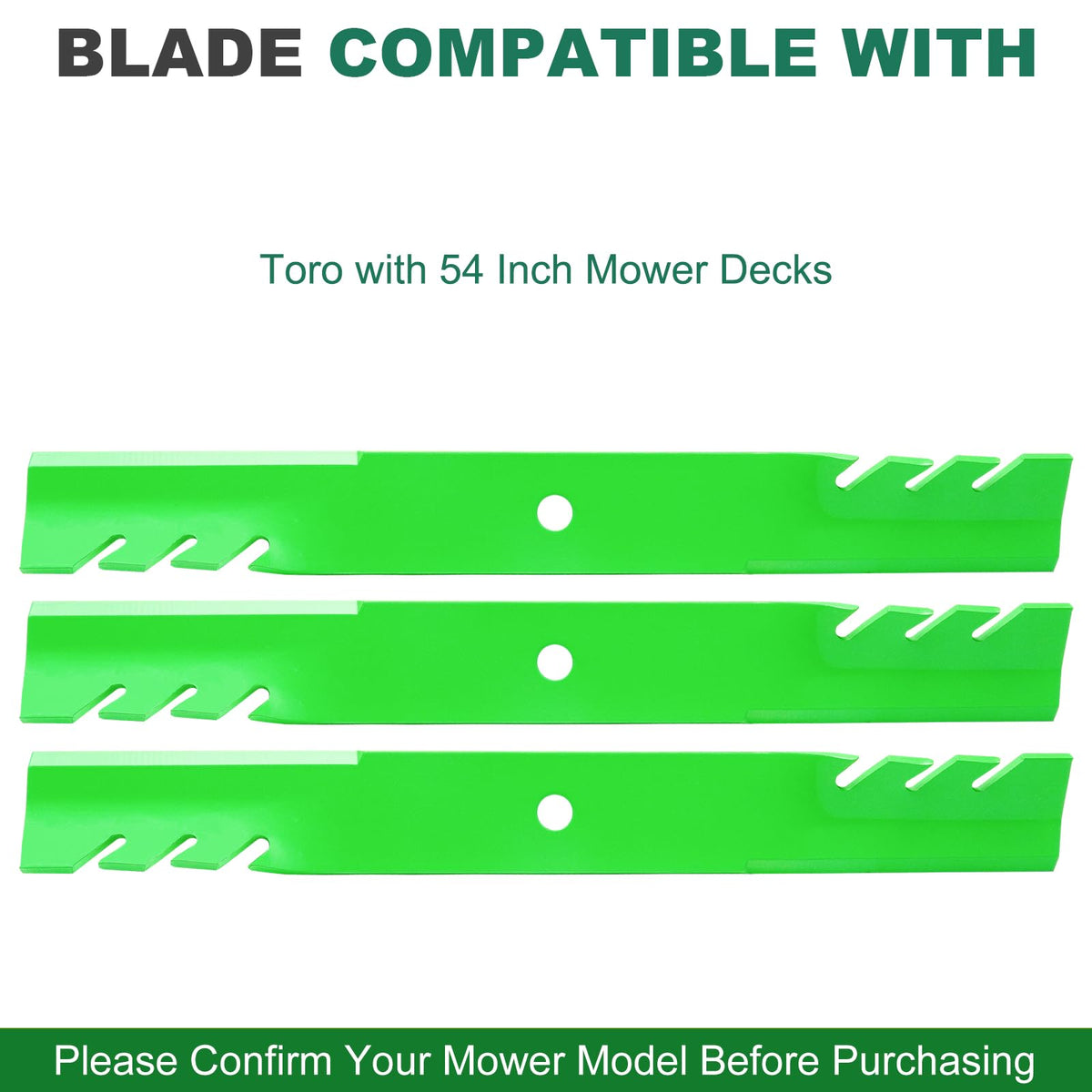 JSXDNWYJ blades on ZX5450 platform for even mulch distribution
