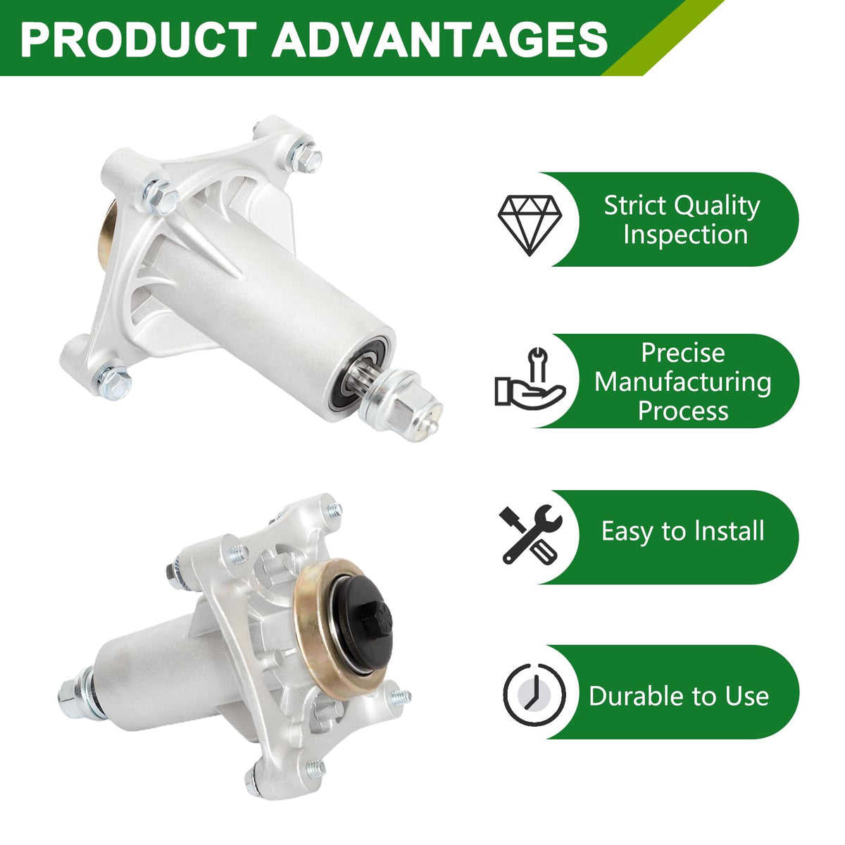 JSXDNWYJ spindle for Husqvarna YT2042 maintains deck alignment.