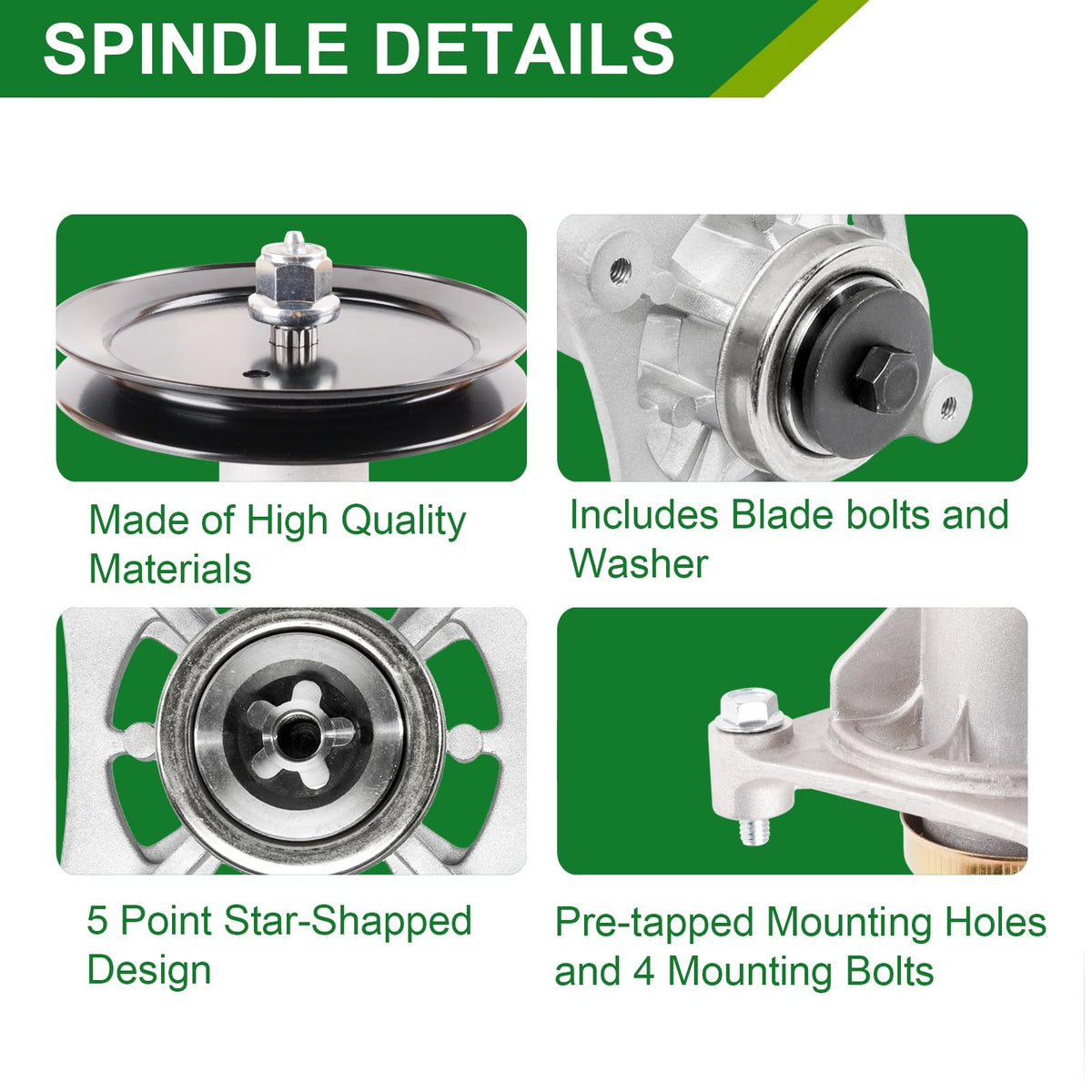 JSXDNWYJ spindle compatibility for Husqvarna YT4000 and YT946KH series.