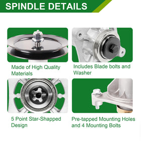 JSXDNWYJ spindle compatibility for Husqvarna YT4000 and YT946KH series.