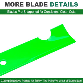 JSXDNWYJ replacement blades compatible with 2010-2012 MZ and 2013-2021 MZ Magnum models.