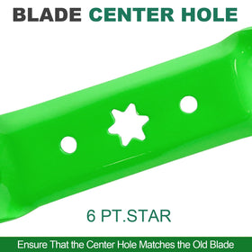 JSXDNWYJ ZT1 50 high-lift blade in hand for easy installation.