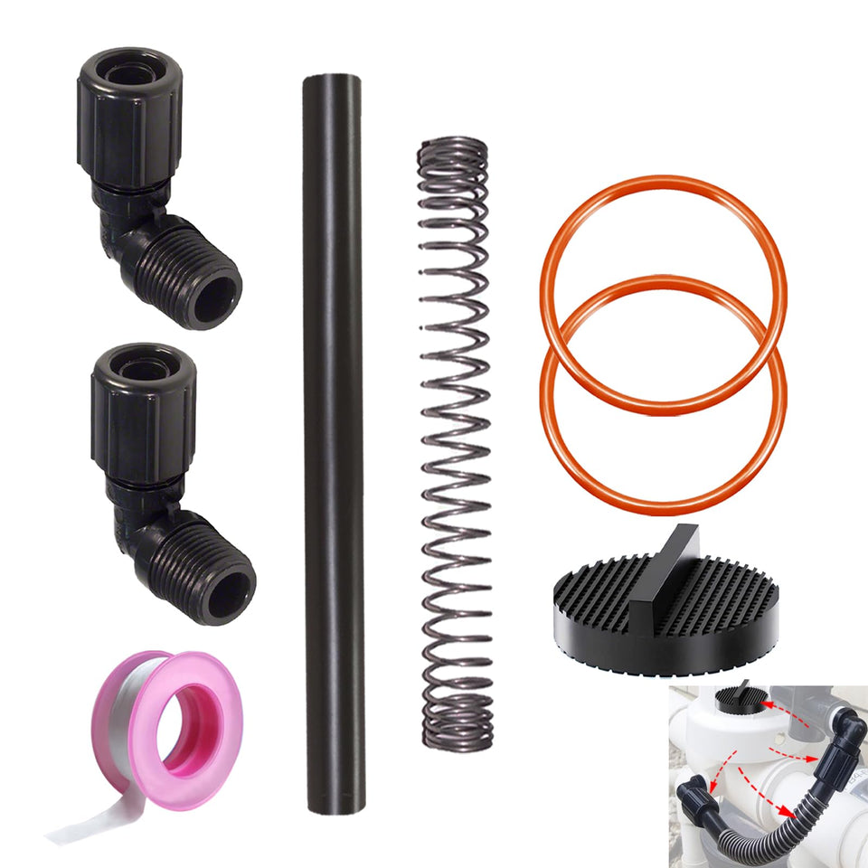JSYFCFC connector with 1/2-inch NPT fit for quick chlorinator upgrades.