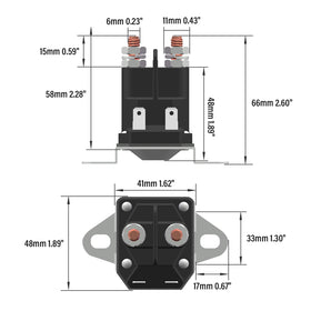JTAREA 12V starter solenoid installation scene highlights easy replacement