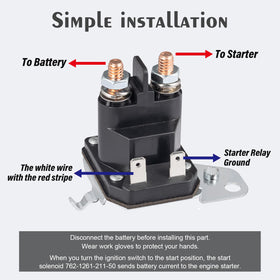 JTAREA 1-4 stud and spade connector close-up for easy installation
