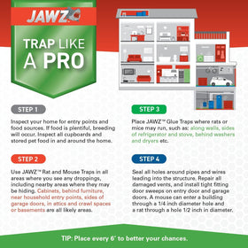 JT Eaton 409 Jawz liquid bait compatibility for fast-acting rodent capture.