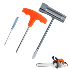 JTEYINH chainsaw wrench, 13x19mm opening for quick bar adjustments.