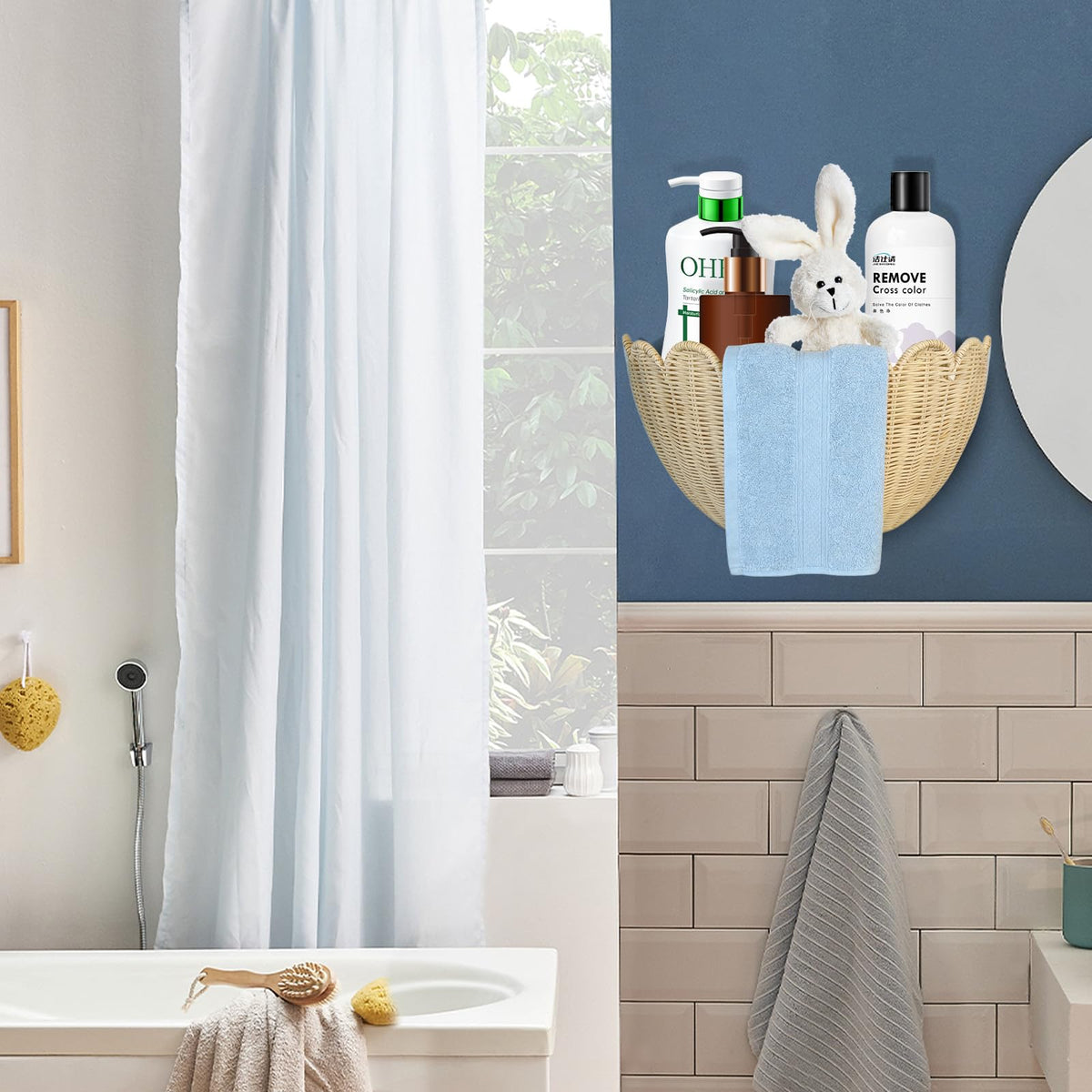 JubilantJive handmade wall basket showcases unique craftsmanship