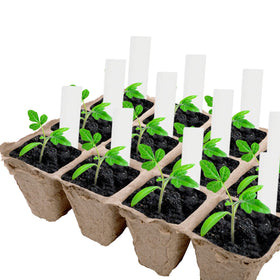 Jucoan plant labels included for seed tracking and labeling.