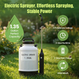 Judkoir USB rechargeable handle enables extended spraying without hand fatigue