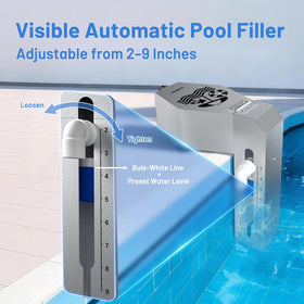 Judkoir metal construction with anti-corrosion coating resists rust in outdoor pool setups.
