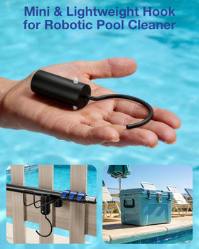 Juecity retrieval accessory fits standard pool poles for universal use