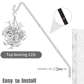 Juegoal bird feeder hanging setup highlights extended reach and visibility.