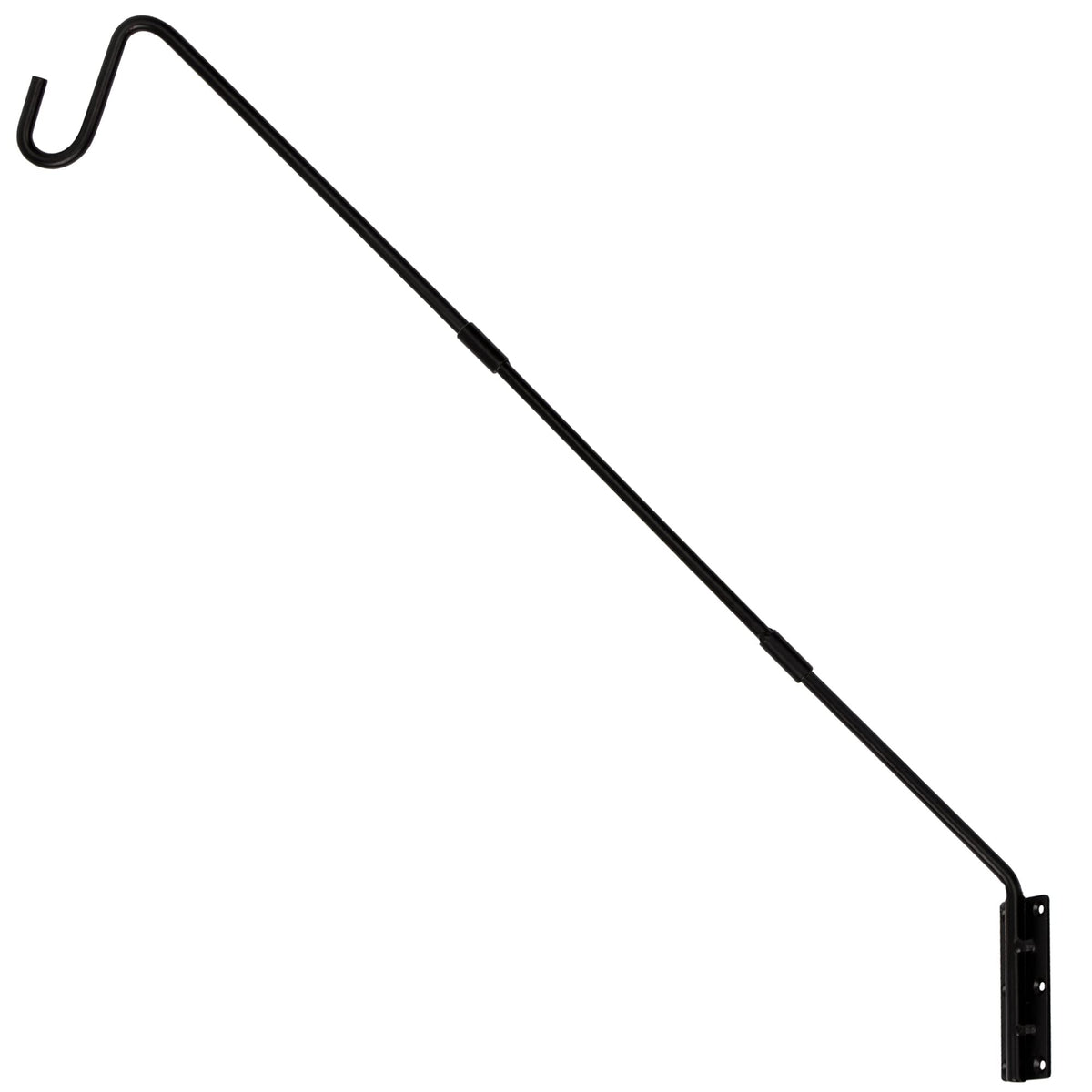 Juegoal deck hook 25-inch mounted for easy patio bird viewing.
