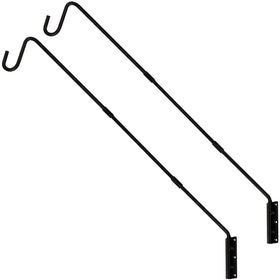 Juegoal deck hook 25-inch wall mount extends reach for easy viewing.