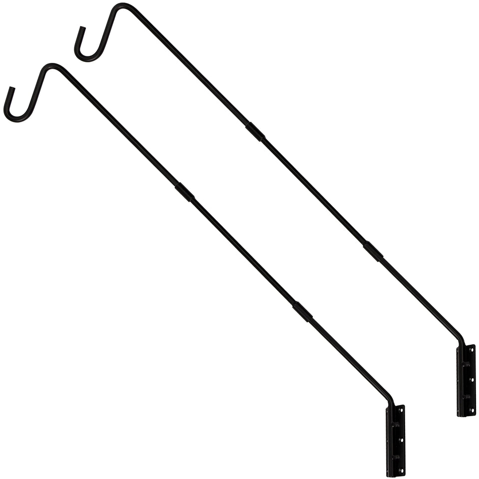 Juegoal deck hook 25-inch wall mount extends reach for easy viewing.