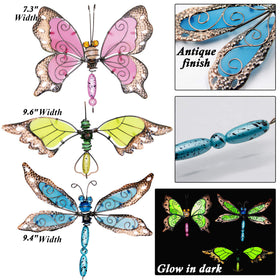 Juegoal dragonfly garden stake 34in brings motion to your yard