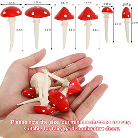 Juegoal glow-in-dark mushrooms illuminate night garden scenes.