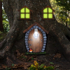 Juegoal lawn ornament fairy door invites playful storytelling.