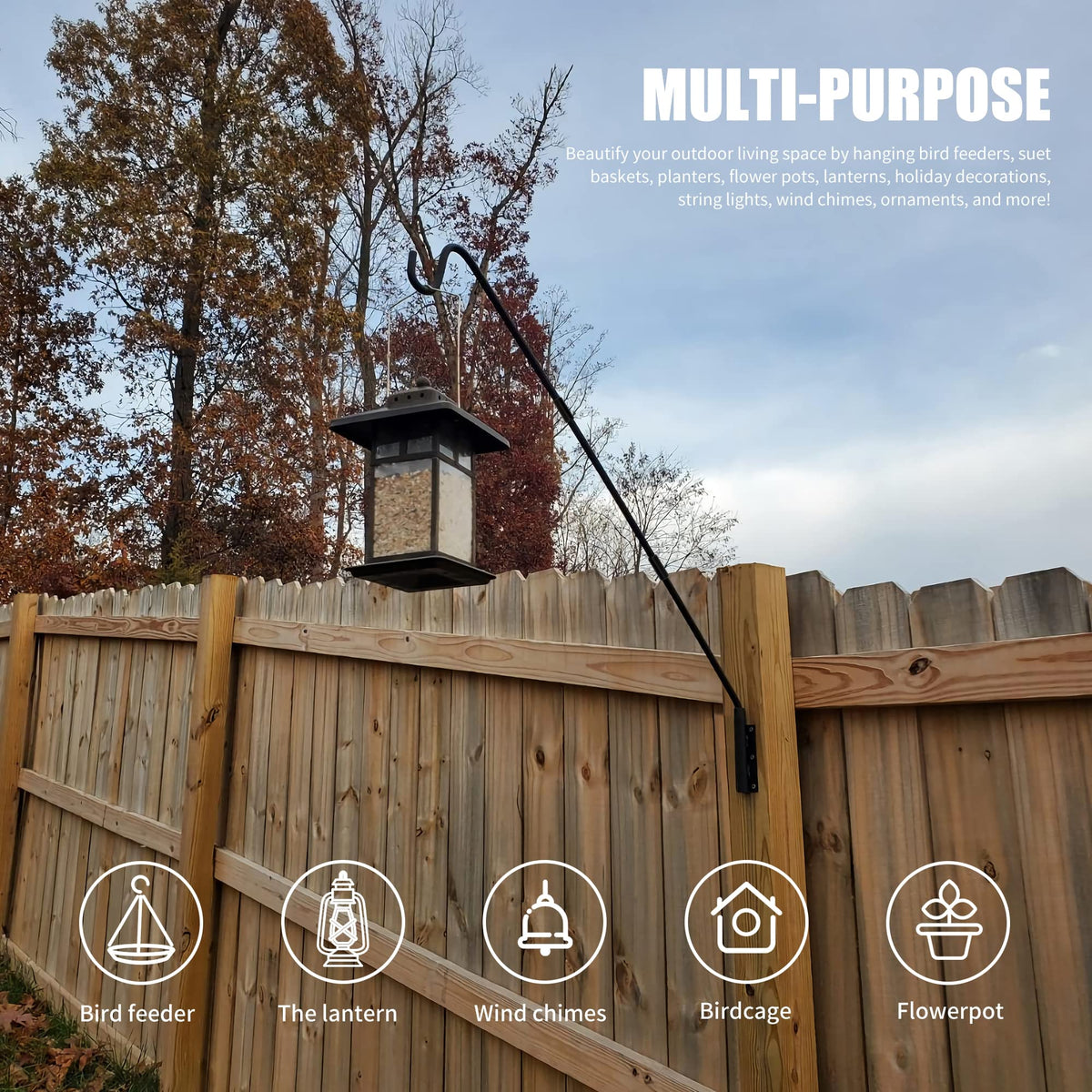 Juegoal wall-mount kit included for quick outdoor installation.