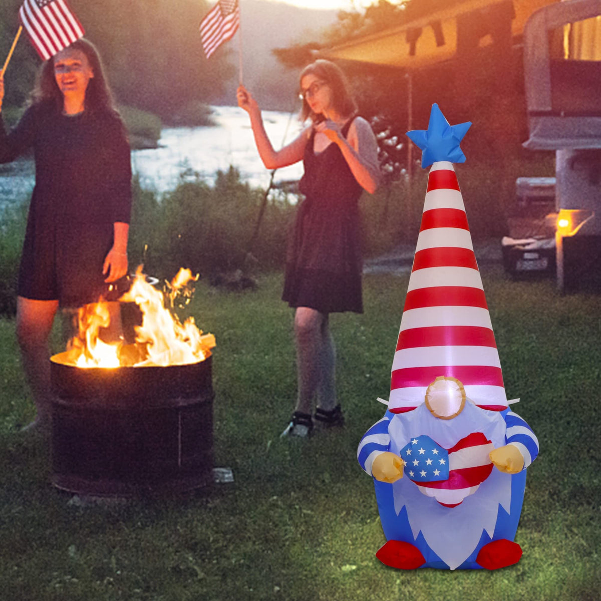 Juegoal waterproof polyester gnome for durable outdoor use