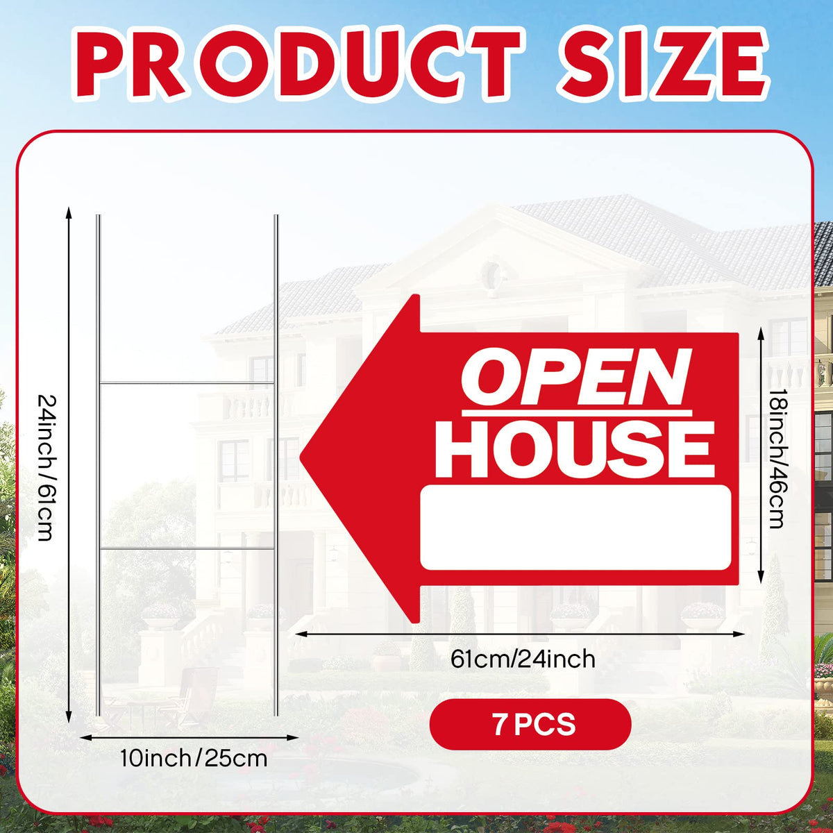 Juexica H-wire stake steel red provides durable outdoor support