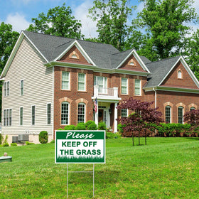 Juexica yard sign in a multi-scene setting for versatile placement.