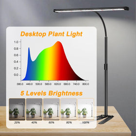 Juhefa grow light base stability supports steady placement without root disturbance