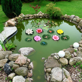 Juinte pond garden decor set enhances outdoor spaces and events.