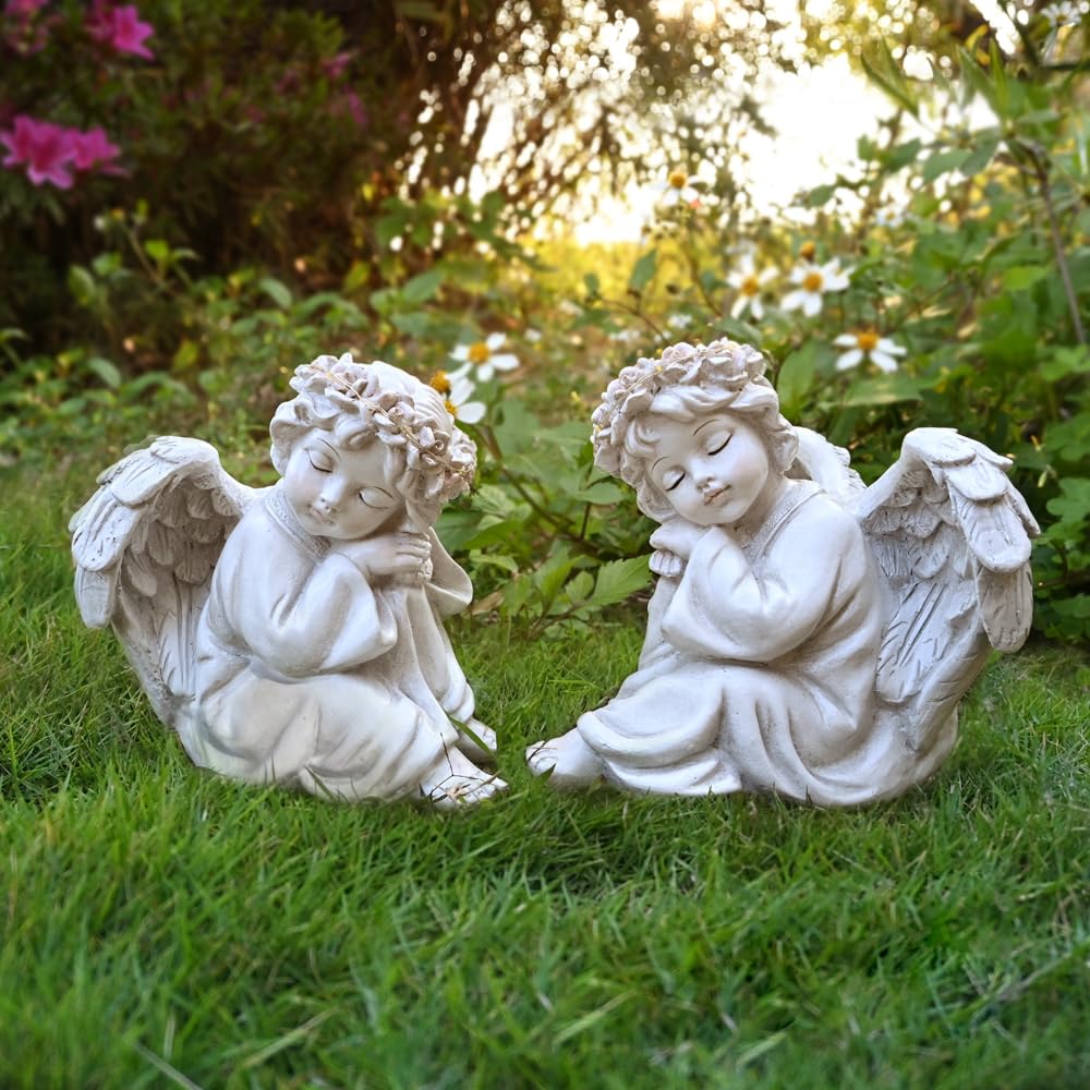 Juliahestia front porch angel decor enhances seasonal gatherings