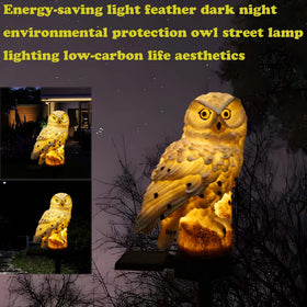 Juliahestia waterproof owl decor withstands rain and sun