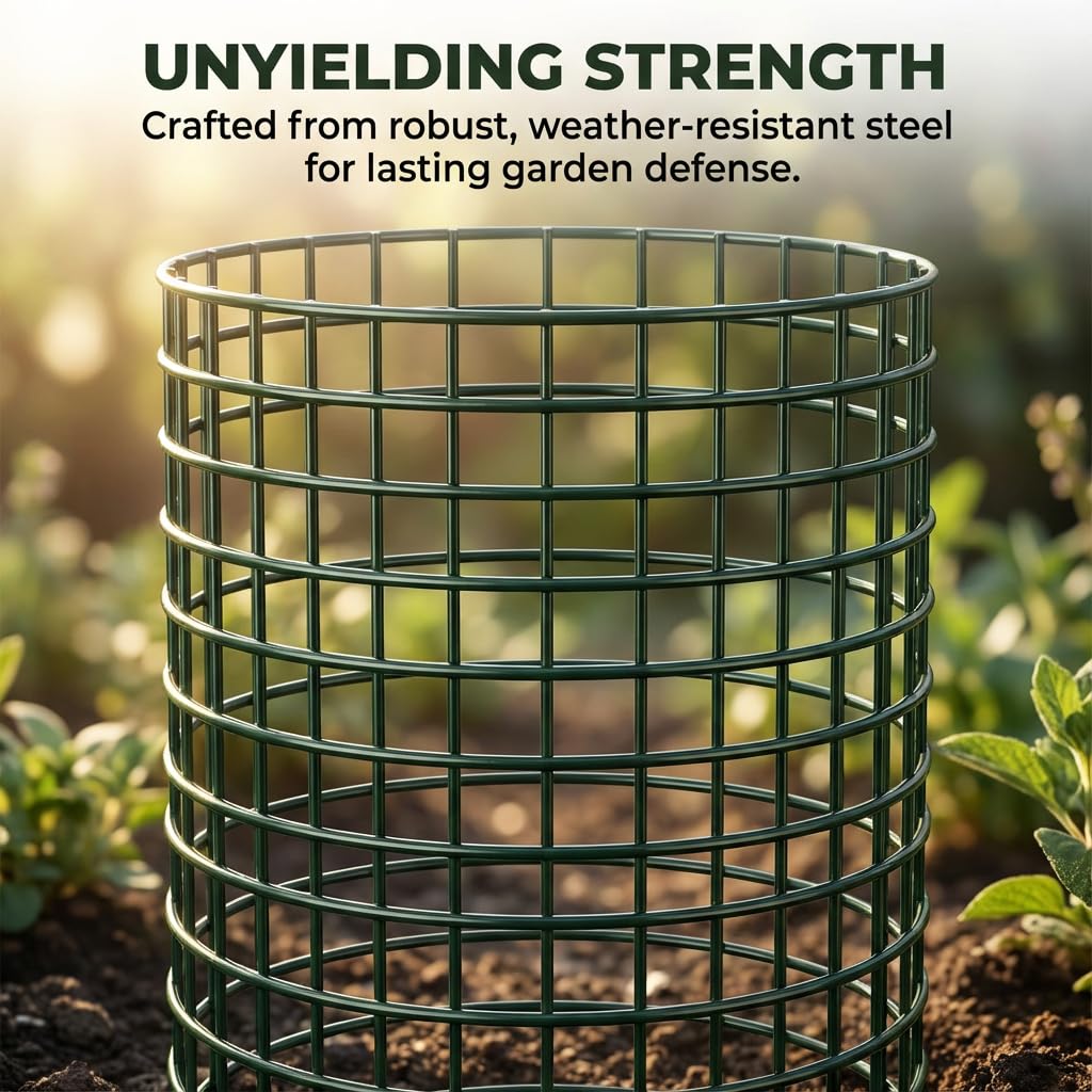 Julyxi versatile cloche setup for temporary fencing in gardens