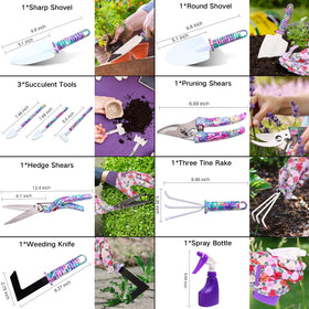 JUMPHIGH big-round-shovel sturdy tool for digging and soil loosening.