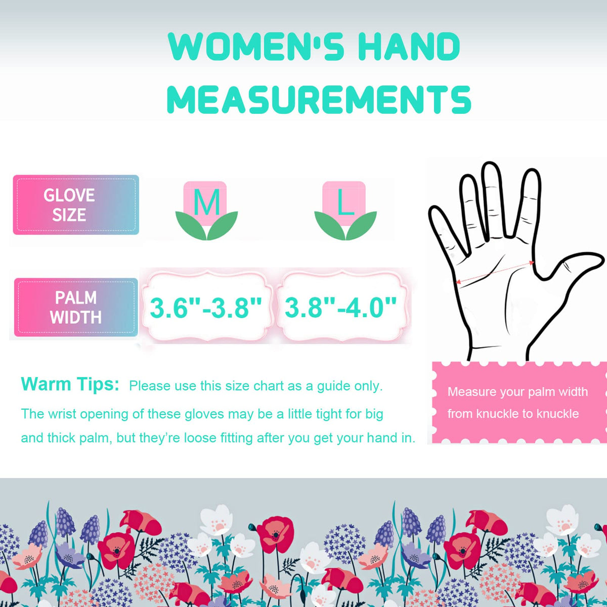 JUMPHIGH garden gloves palms with non-slip PVC dots for secure tasks.