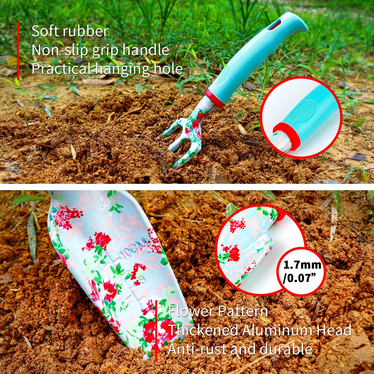 JUMPHIGH blue transplanter aids delicate root moves.