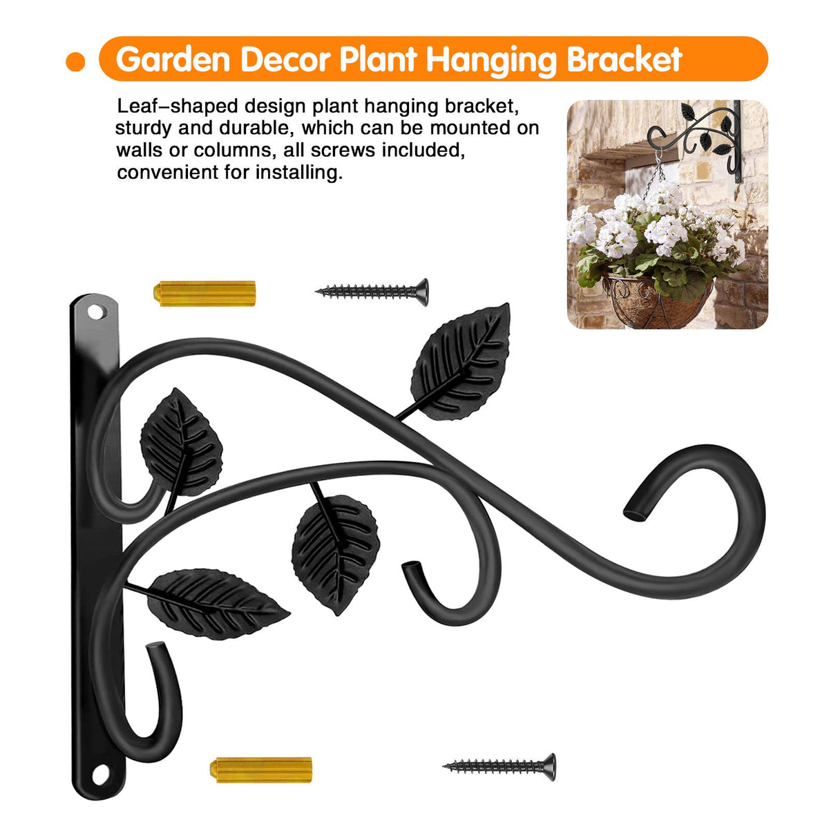 JUNBEI black vinyl coating adds rust resistance for indoor or outdoor use.
