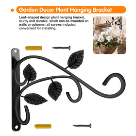 JUNBEI black vinyl coating adds rust resistance for indoor or outdoor use.