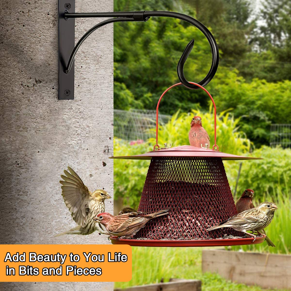 JUNBEI multi-use outdoor bracket complements gardens and balconies with timeless style