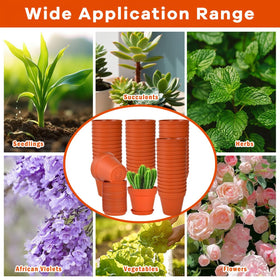 June Fox pot is ideal for herbs, seedlings, and seed starting on desks