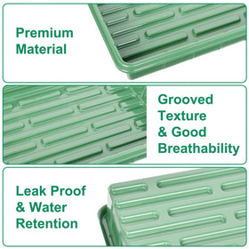 June Fox seed starter tray channel design boosts root ventilation.