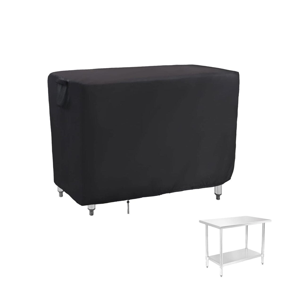 Jungda 36x24 outdoor prep table cover with waterproof coating protecting from rain