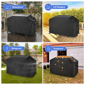 Jungda grill cover easy-clean surface, wipe with damp cloth.