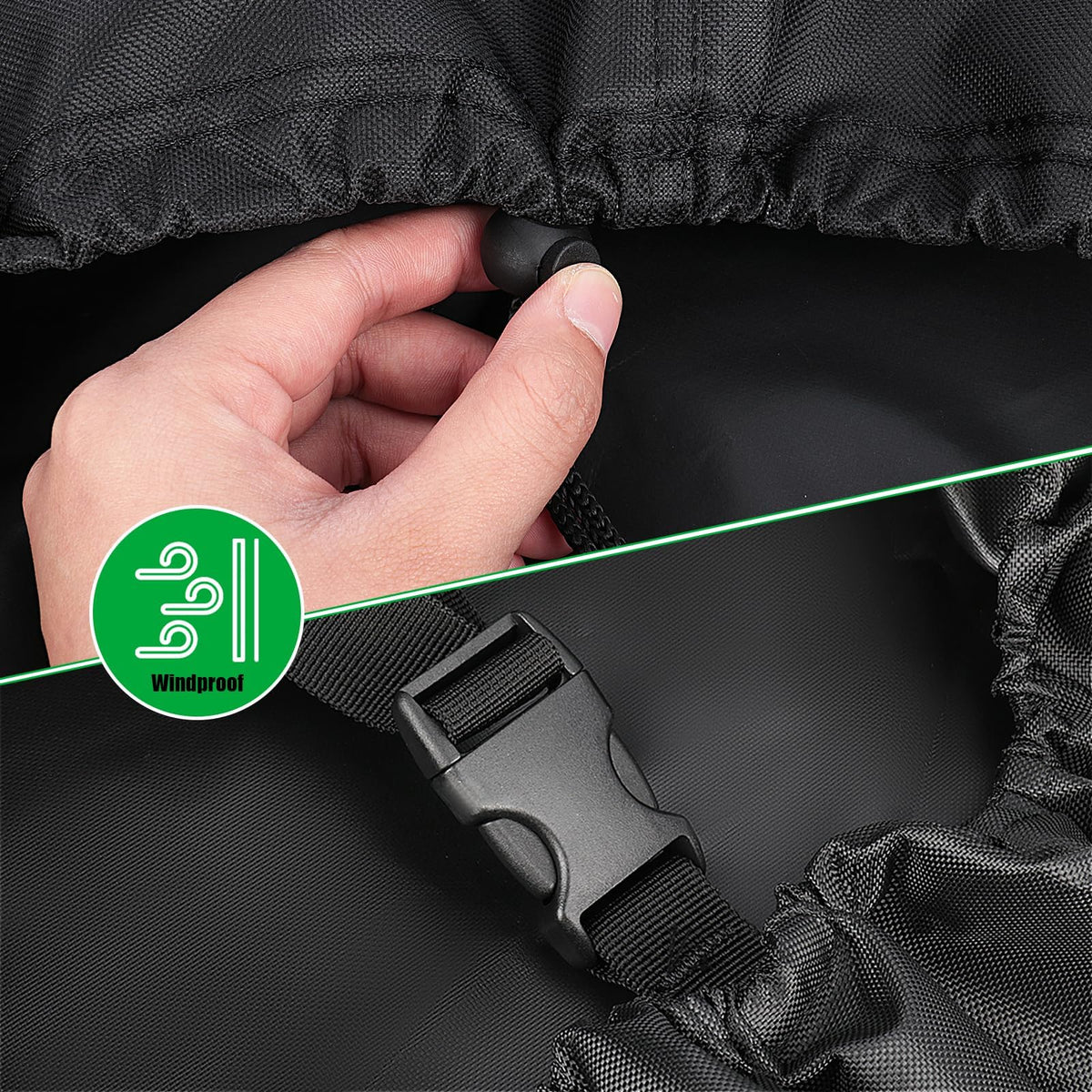 Waterproof PU coating helps keep surfaces dry for longer outdoor use